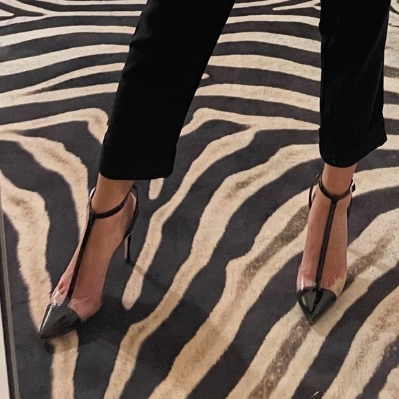 Jessica Simpson Black Patent MaryJane Stiletto Heels sz 8 - Picture 7 of 7